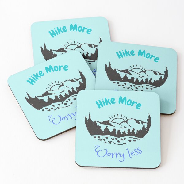 Item preview, Hike More Worry Less designed and sold by CrossTheL1ne.