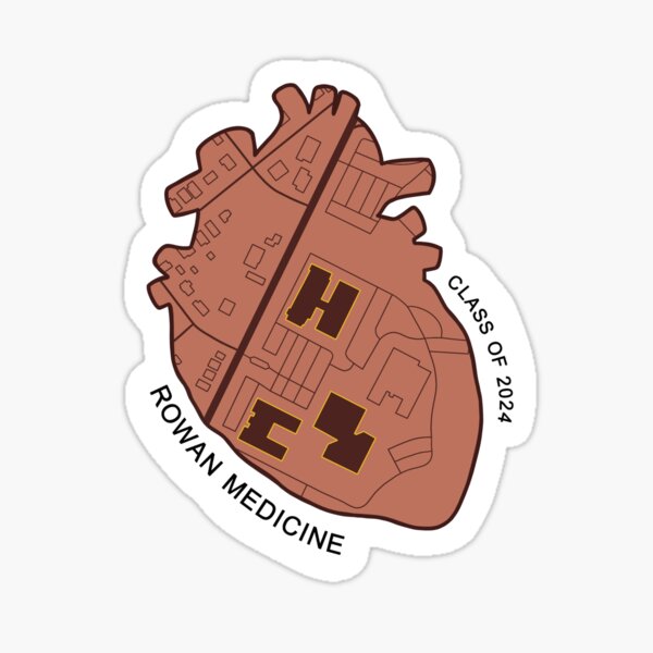 "Heart of RowanSOM (Class of 2024)" Sticker for Sale by karepear7