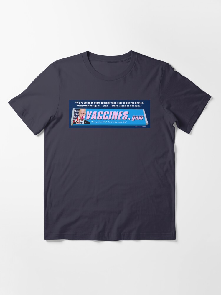 Thumbnail 2 of 7, Essential T-Shirt, Vaccines.gum designed and sold by ArtToons.