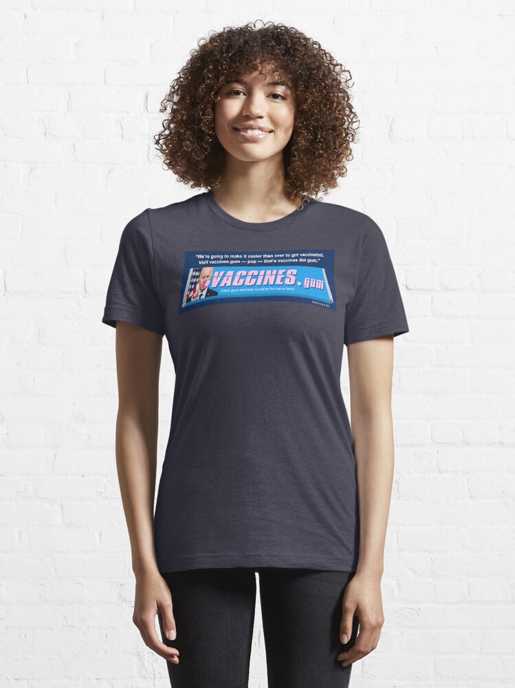 Thumbnail 6 of 7, Essential T-Shirt, Vaccines.gum designed and sold by ArtToons.