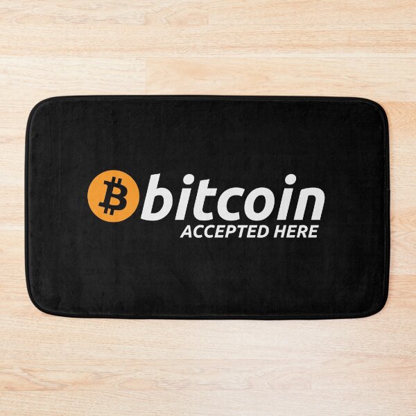 Item preview, Bitcoin Accepted designed and sold by uFit.