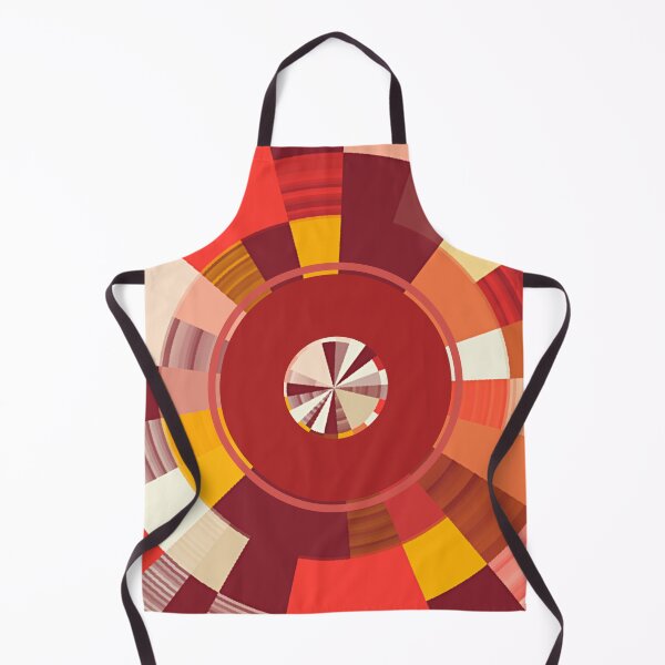 Item preview, Pixelated circle brown orange designed and sold by Delicarte.