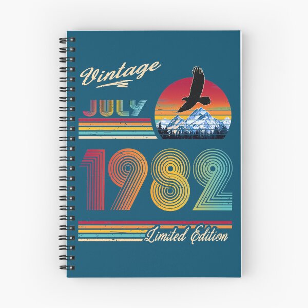 Artikelvorschau, Geburtstag im Juli 1982 entworfen und verkauft von GreenSplash.