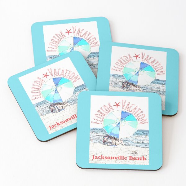 Item preview, Florida Vacation Jacksonville Beach designed and sold by LandtoSeaHome.