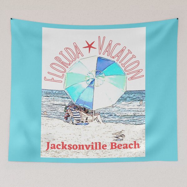Item preview, Florida Vacation Jacksonville Beach designed and sold by LandtoSeaHome.