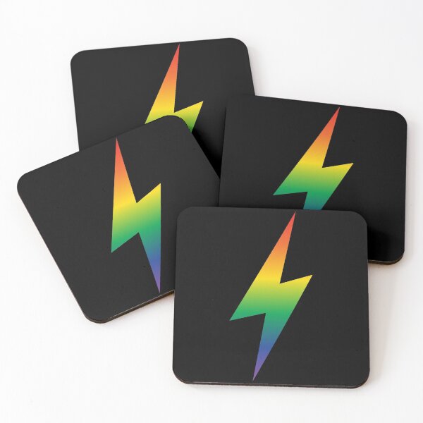 Artikelvorschau, 65 MCMLXV LGBT Regenbogen Thunderbolt Design entworfen und verkauft von 65 MCMLXV.