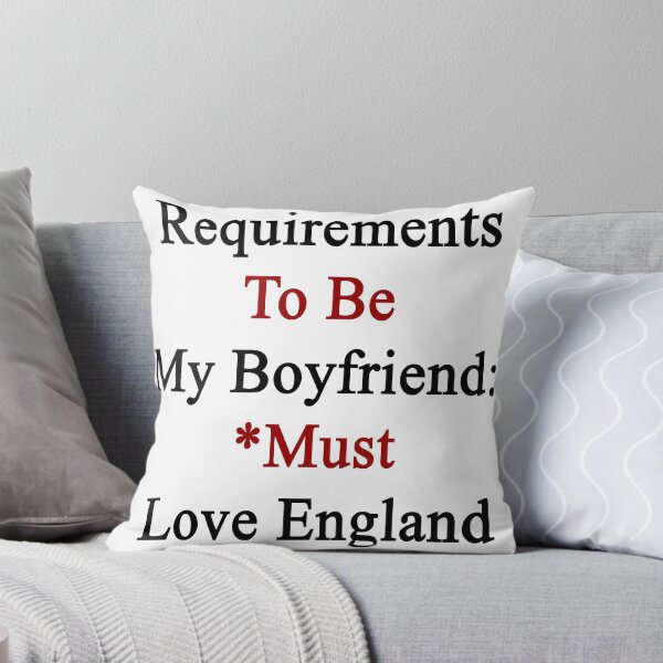 Item preview, Requirements To Be My Boyfriend: *Must Love England  designed and sold by supernova23.