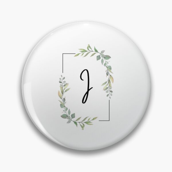 Item preview, Monogram letter I with green leaves designed and sold by JustSeasons.