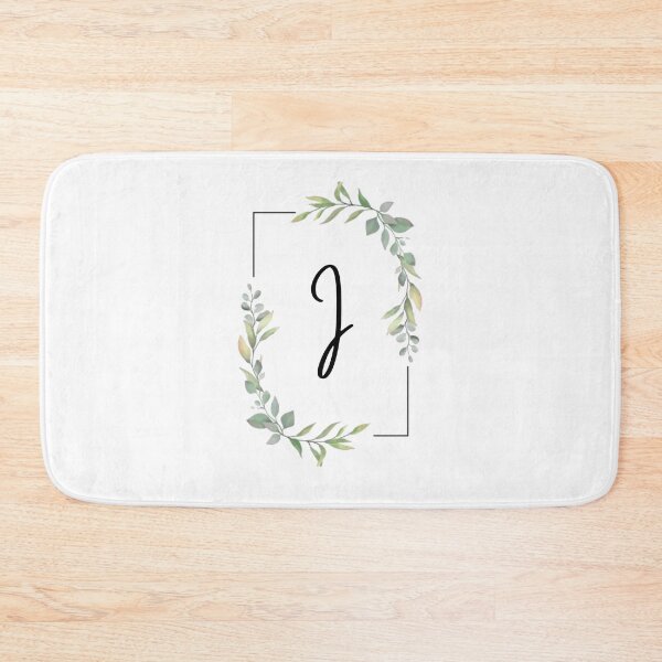 Item preview, Monogram letter I with green leaves designed and sold by JustSeasons.