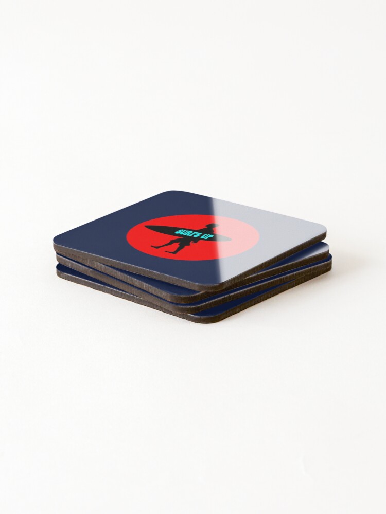 Thumbnail 4 of 5, Coasters (Set of 4), Surfs Up designed and sold by Rugger8.