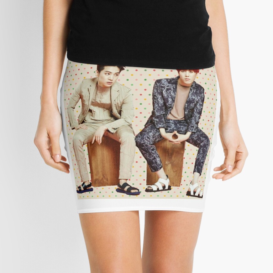 Jimin Excuse Me With Words Mini Skirt for Sale by thebatmanisar