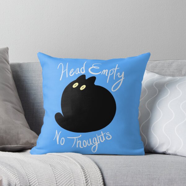 Item preview, Cabeza vacía, sin pensamientos Gato negro designed and sold by Spellhammer.