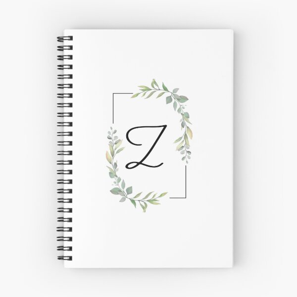 Item preview, Monogram letter Z with green leaves designed and sold by JustSeasons.