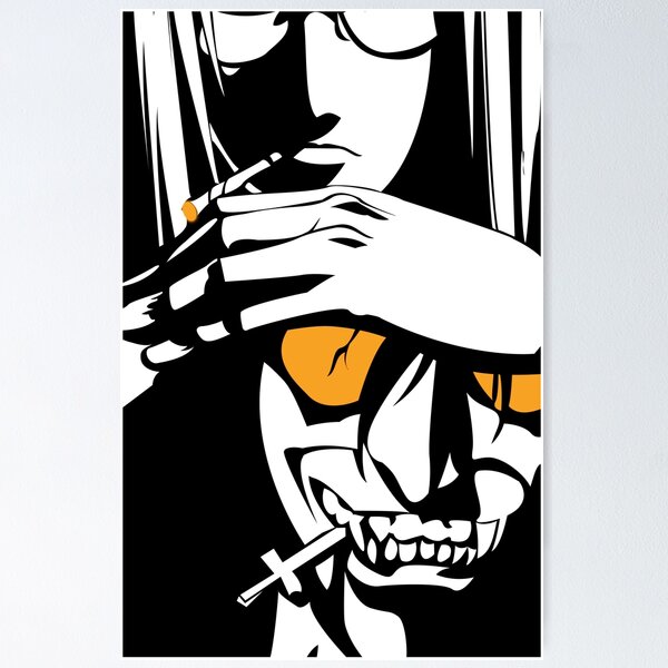 Item preview, Allucard and Integra Vector Art designed and sold by Bobby V. Klein.