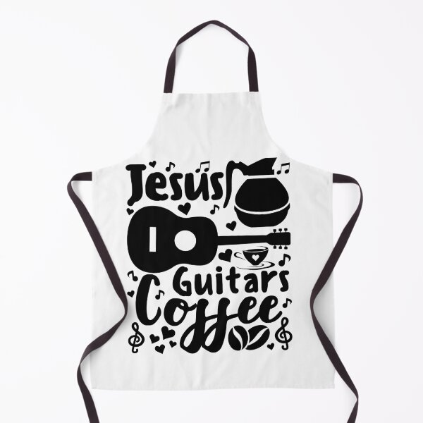 Item preview, Jesus Guitars And Coffee | Religious Musical Caffeine Lovers designed and sold by GravitiTees.