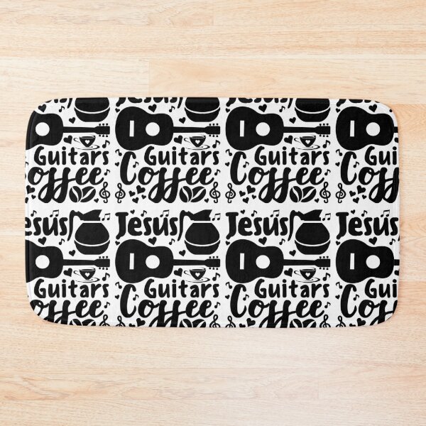 Item preview, Jesus Guitars And Coffee | Religious Musical Caffeine Lovers designed and sold by GravitiTees.