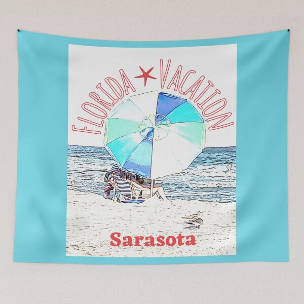 Item preview, Florida Vacation Sarasota designed and sold by LandtoSeaHome.