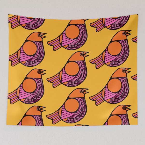 Item preview, Psychedelic Summer Bird designed and sold by katemargoli.