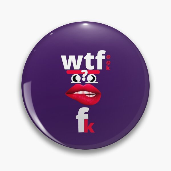 Item preview, WTF Monkey Pink WOT DA FK designed and sold by Flirt-Teez.