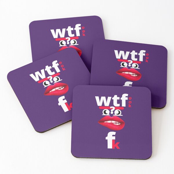 Item preview, WTF Mono Rosa WOT DA FK designed and sold by Flirt-Teez.