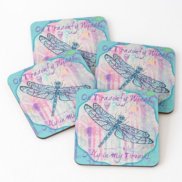 Item preview, On Dragonfly Wings I Fly in My Dreams designed and sold by JessCarol-Art.