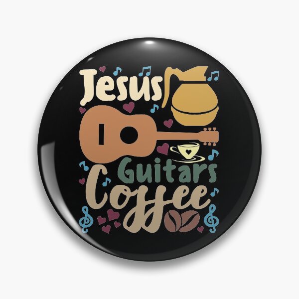 Item preview, Jesus Guitars And Coffee | Christians Love Caffeine And Music designed and sold by GravitiTees.
