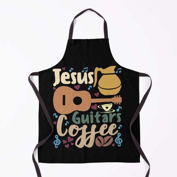 Item preview, Jesus Guitars And Coffee | Christians Love Caffeine And Music designed and sold by GravitiTees.