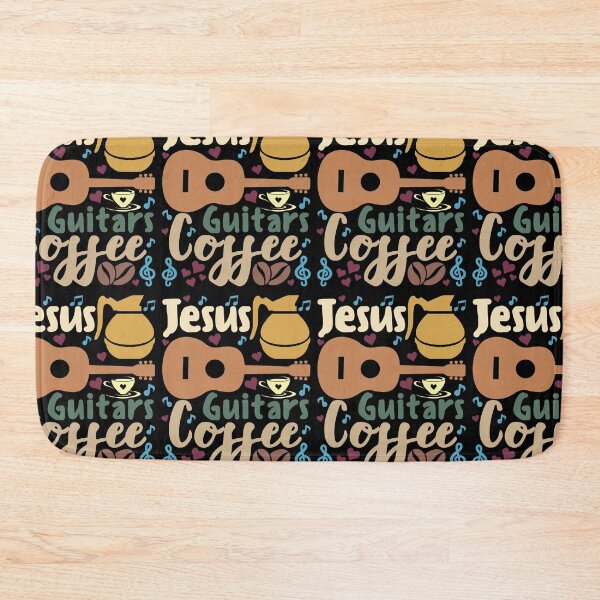 Item preview, Jesus Guitars And Coffee | Christians Love Caffeine And Music designed and sold by GravitiTees.