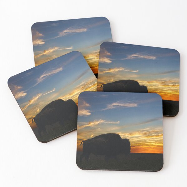 Item preview, Bison Sunset Prairie designed and sold by art64.