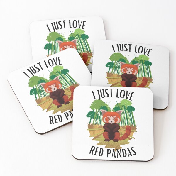 Item preview, I Just Love Red Pandas Red Panda Bear Animal designed and sold by DerEmmat.