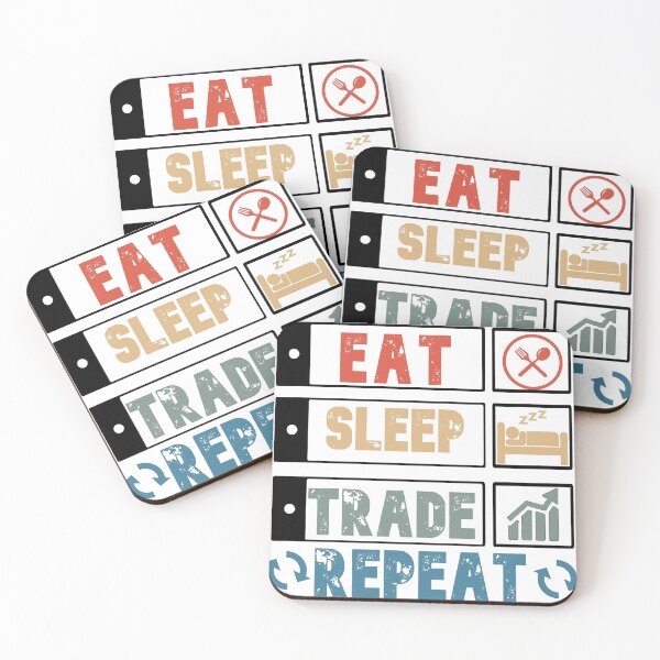 Item preview,  Eat Sleep Trade Repeat designed and sold by Rulaly.