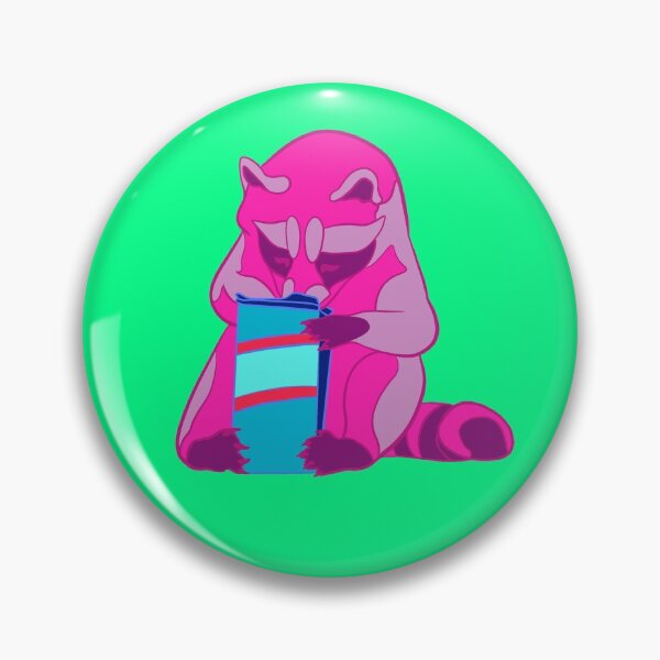 Artikelvorschau, Neon Waschbär in Box entworfen und verkauft von Spellhammer.