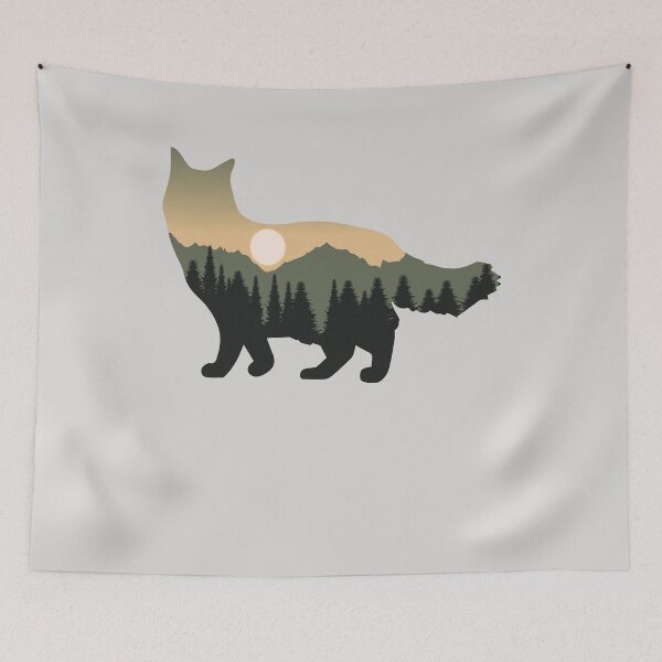 Item preview, ragdoll cat forest mountain sunset gift designed and sold by alaechamlal.