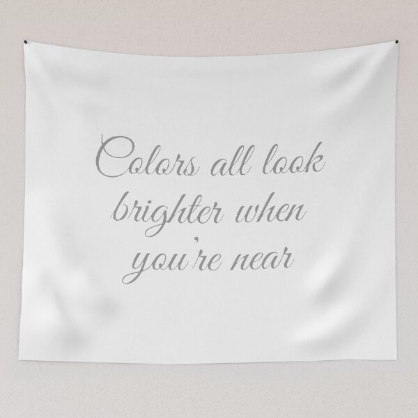 Item preview, When You're Near (Grey) designed and sold by UnicornPeeps.