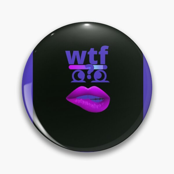 Item preview, WTF MONKEY -PURPLE designed and sold by Flirt-Teez.