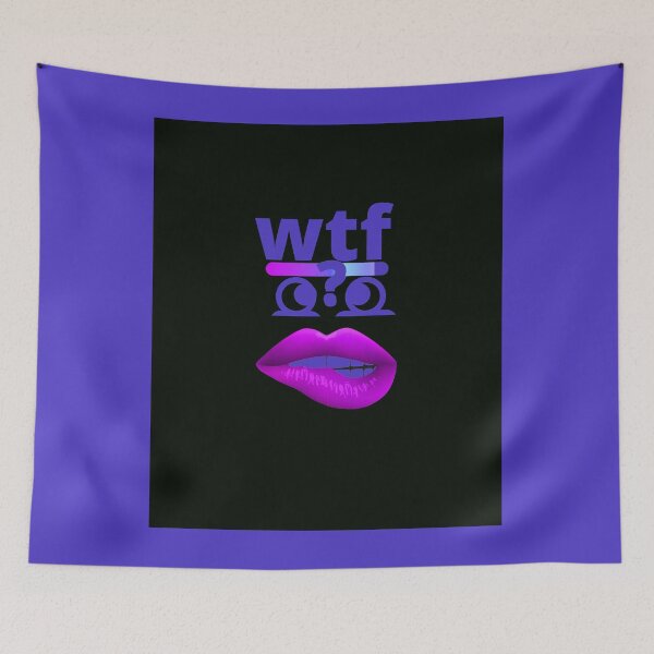 Item preview, WTF MONKEY -PURPLE designed and sold by Flirt-Teez.