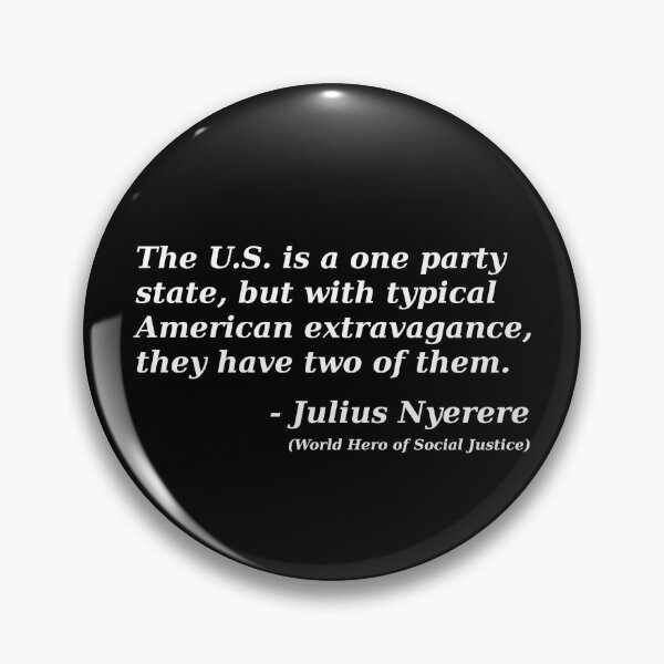 Item preview, Social Justice Hero Julius Nyerere Quote Socialism Socialist designed and sold by Creekman Designs.