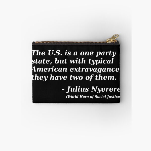 Item preview, Social Justice Hero Julius Nyerere Quote Socialism Socialist designed and sold by Creekman Designs.
