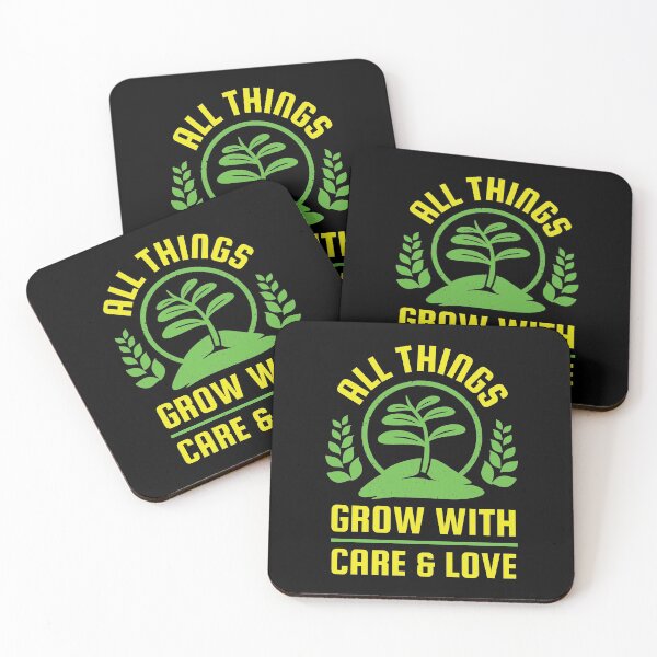 Item preview, All Things Grow With Care And Love A great gift idea for the gardener in your life designed and sold by Luxoss.