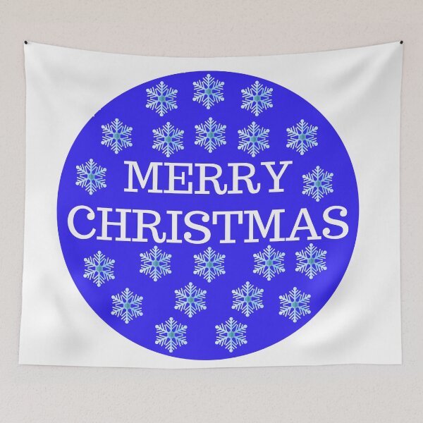 Item preview, Merry Christmas with Snow flakes - Cute  designed and sold by Vero De.