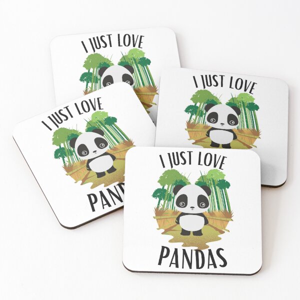 Item preview, I Just Love Pandas Red Panda Bear Animal Saying designed and sold by DerEmmat.