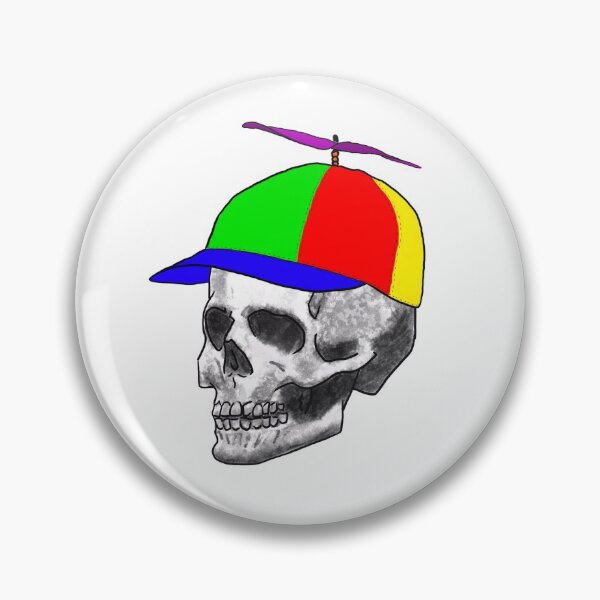 Artikelvorschau, Propeller Hut Schädel entworfen und verkauft von Thatgaybrand.