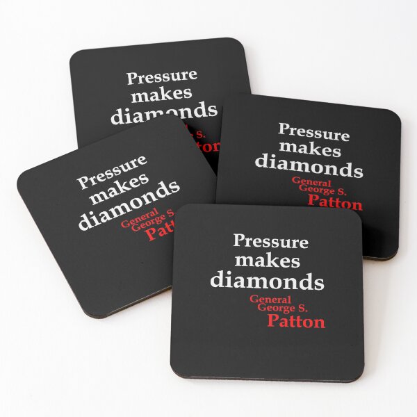 Item preview, Pressure makes diamonds - Patton (BT) designed and sold by OleKurmudgeon.