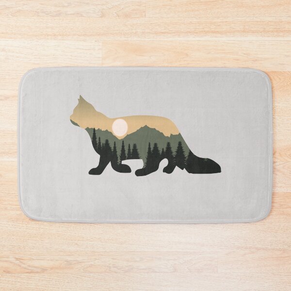 Item preview, turkish angora cat forest mountain sunset gift designed and sold by alaechamlal.