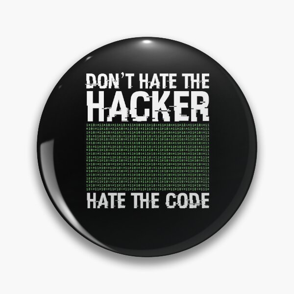 Item preview, Don't Hate The Hacker Hate The Code - Hacking Security designed and sold by Nessshirts.