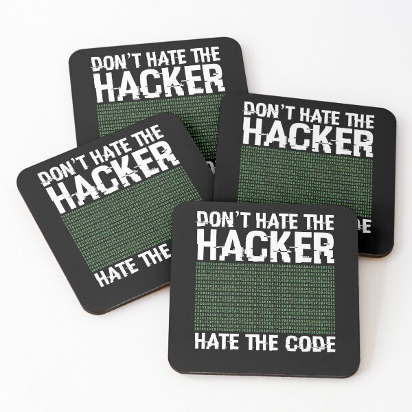 Item preview, Don't Hate The Hacker Hate The Code - Hacking Security designed and sold by Nessshirts.