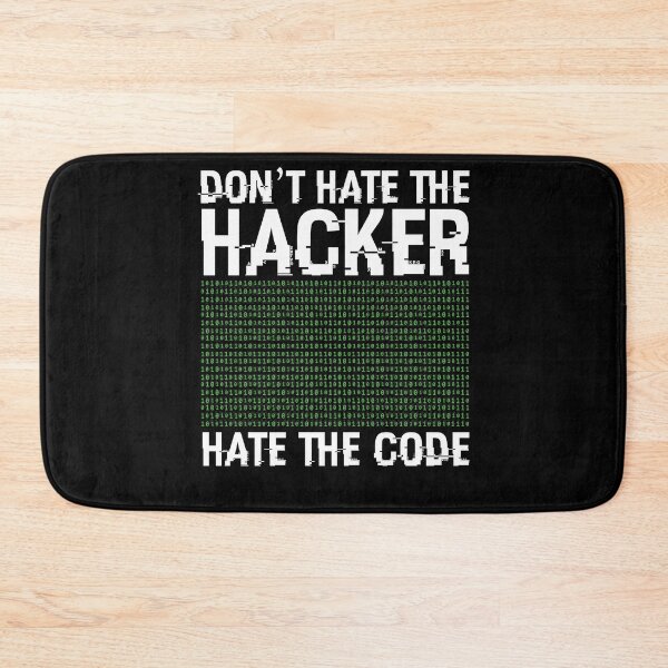 Item preview, Don't Hate The Hacker Hate The Code - Hacking Security designed and sold by Nessshirts.