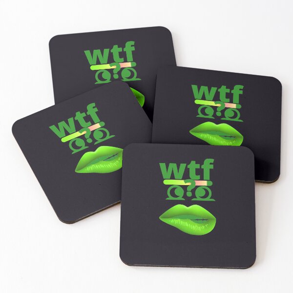 Item preview, WTF MONKEY GREEN designed and sold by Flirt-Teez.