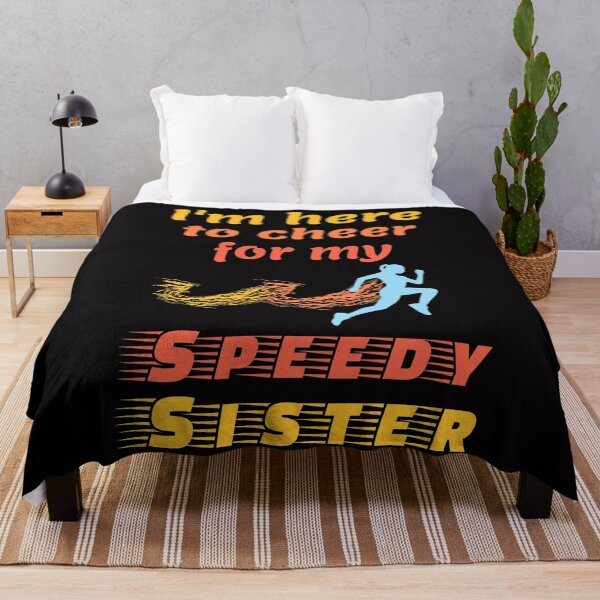 Item preview, I Am Here To Cheer For My Speedy Sister - Runner Support designed and sold by artfulnotebook.