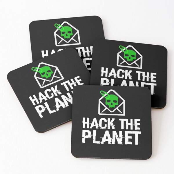 Item preview, HACK THE PLANET - Cybersecurity Hackers Hacking Cyber designed and sold by Nessshirts.